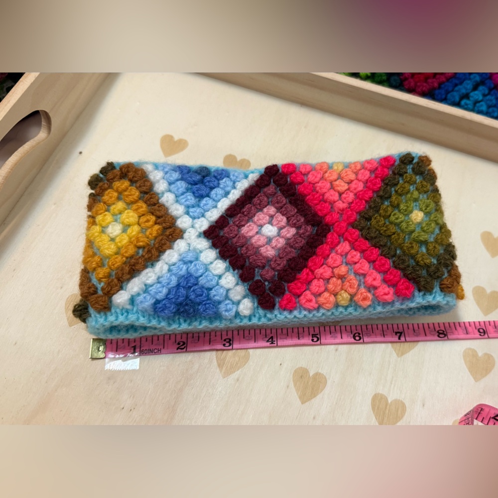 Peruvian Alpaca Wool Colorful Knit Headband